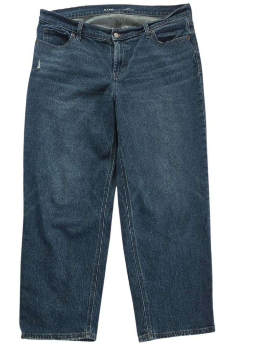 Old Navy Women's Dark Blue Boyfriend Jeans